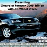 Chevrolet Forester 2005, imagini Chevrolet Forester, gm subaru fuji industry, gm detinea subaru, imagini Chevrolet Forester