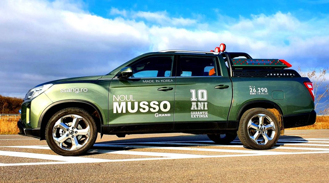 test drive Ssangyong Grand Musso 2.2 CRD 181 CP AT6 Aisin 2021, drive test, whattruck Ssangyong Grand Musso 2.2 CRD 181 CP AT6 Aisin 2021, pret, nissan navara vs musso 2021, isuzu dmax vs ssangyong musso, pret reducere ssangyong, review Ssangyong Grand Musso 2.2 CRD 181 CP AT6 Aisin 2021, off road