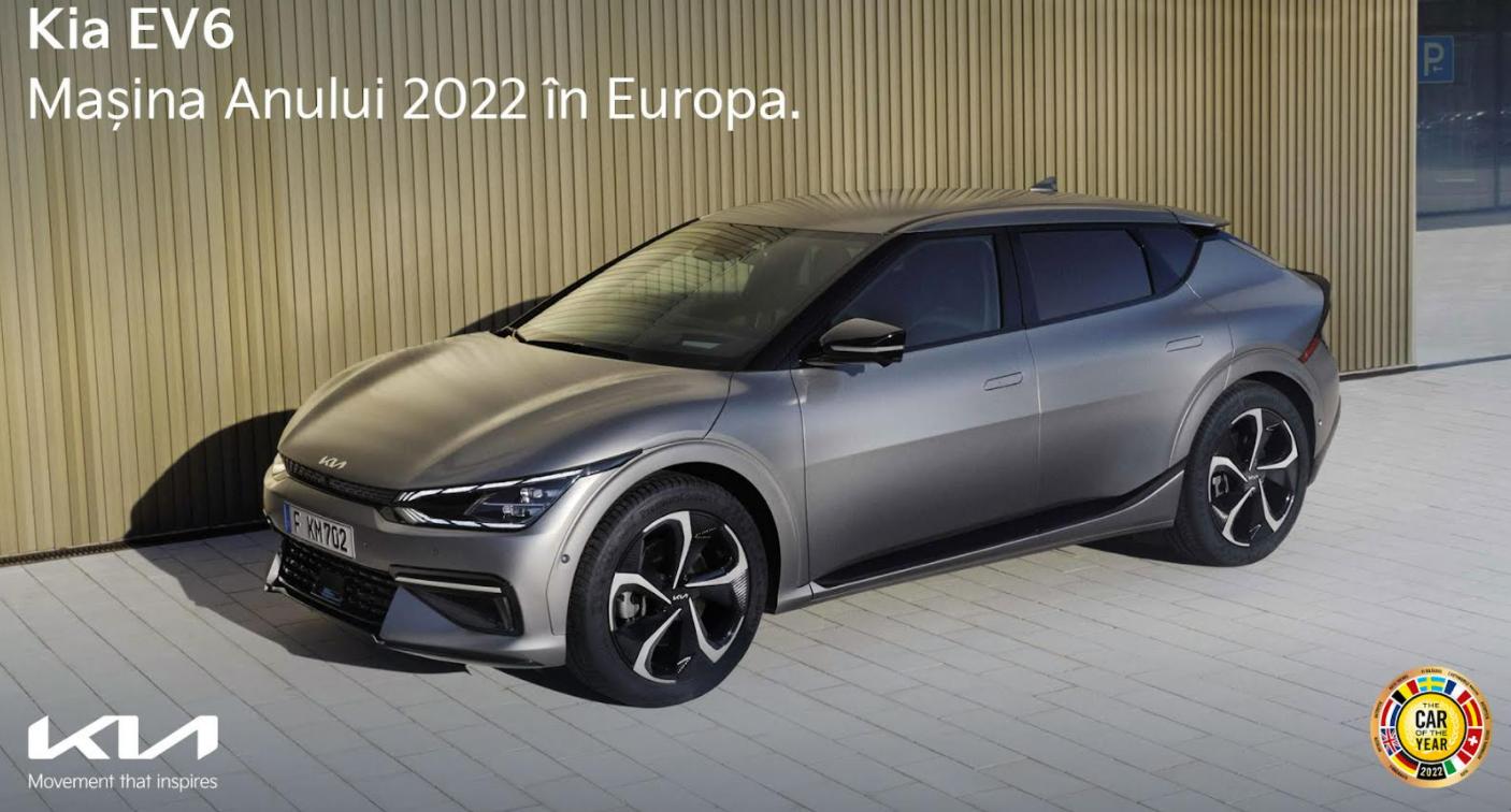 Mașina anului 2022 kia ev6, castigator Mașina anului 2022 ev6, ev6 kia car of the year europe 2022, autolatest, kiablog