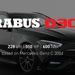 Mercedes C300d Brabus D30E PowerXtra ELECTRIC ,tuning brabus 2022, power box brabus diesel 2022, autolatest, c300ed d30e 340 hp, max speed 300