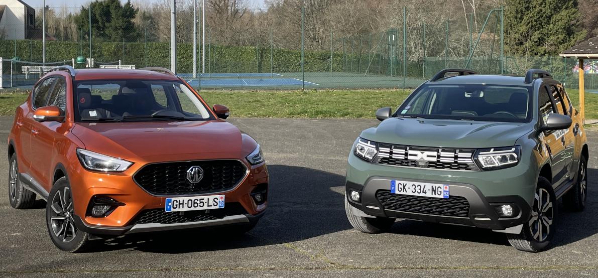 MG ZS 1.5 VTI 106 CP 2023 vs Dacia Duster II 1.0 ECO-G 2023, drive test MG ZS 1.5 VTI 106 CP 2023, autolatest, review, price, made in china