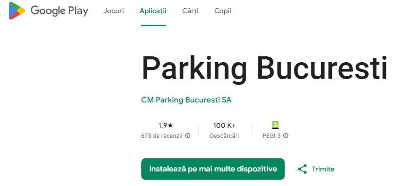 Aplicatia Parking Bucuresti, aplicatie, cost parcare, autolatest, pmb nicusor dan, parcare albastra bucuresti, parcari publice bucuresti 