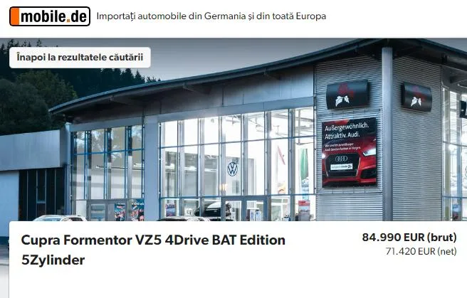 Cupra Formentor VZ5 BAT Edition, autolatest, tuning cupra, seat cupra formentor, drive test
